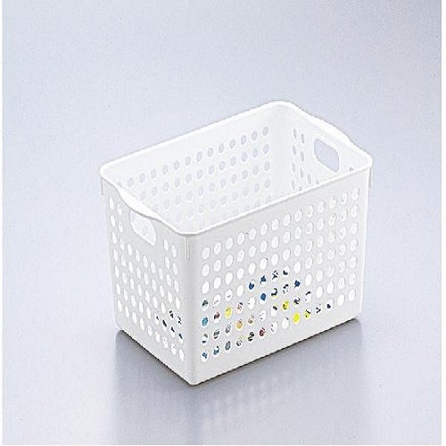 Rectangular Plastic Basket, Color : White
