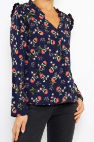 Printed Cotton ladies blouse, Age Group : Adults