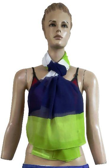 Polyester Printed FAncy Chiffon Scarves, Age Group : Adults