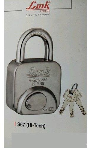 Link Stainless Steel Lock, Size : 67 mm