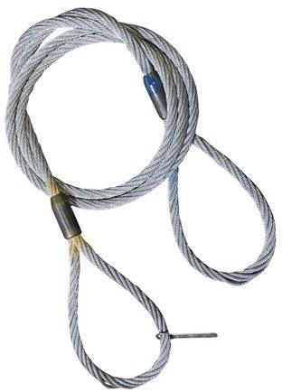 Galvanized Steel Wire Rope Slings, Length : 2 m