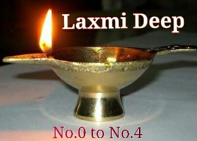 Brass Laxmi Diya, for Pooja, Size : Multisize