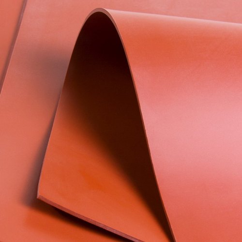 Plain Electrically Conductive Silicone Sheets, Color : Red