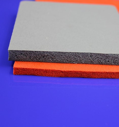 Silicone sponge rubber sheets, Color : Grey