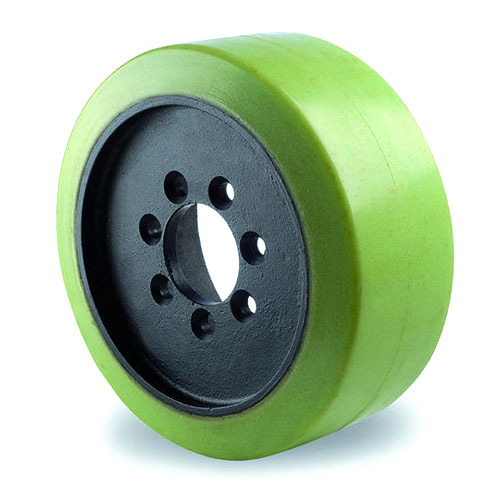 Multi Color Round PU Forklift Wheels, for Industrial, Feature : Easy To Fit, Easy To Move, Robust Built