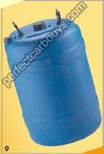 100 Ltrs Round Double Mouth Barrel, Color : Blue