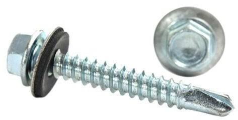 MIld Steel Self Drilling Screw, for Glass Fitting, Size : 1-3 Inch