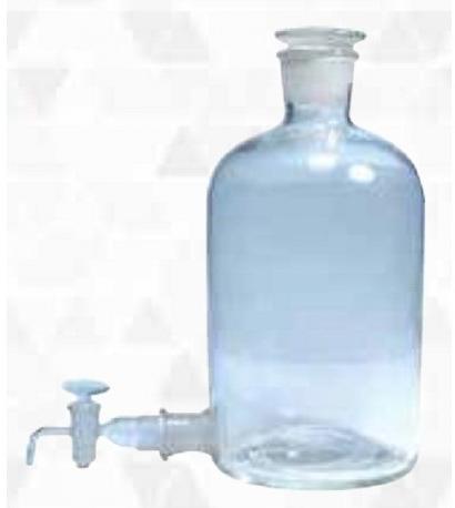 ASPIRATOR BOTTLE with Detachable Stop Cock, for Pharma Industry, FMCG, Academia, Forensic Labs, Environment Labs