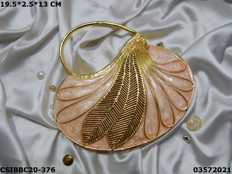 Desinger Brass Mother Of Pearl Clutches