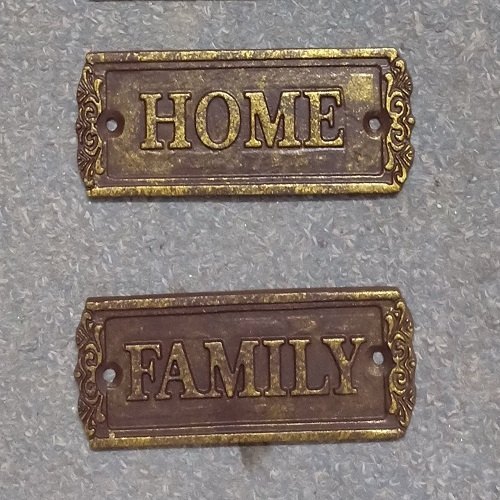 Cast Iron Name Plate