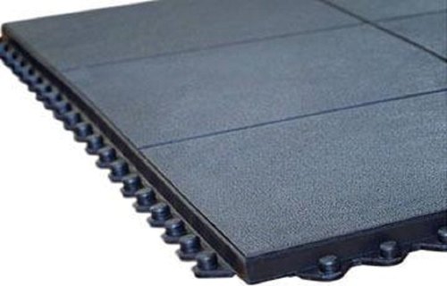 Square gym floor mat, Pattern : Stony Grip