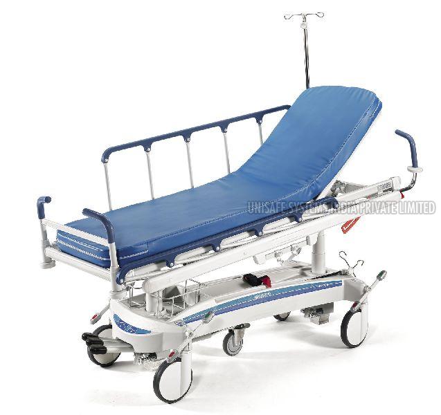 Multi Function Hydraulic Stretcher Trolley (Blue), for Hospital