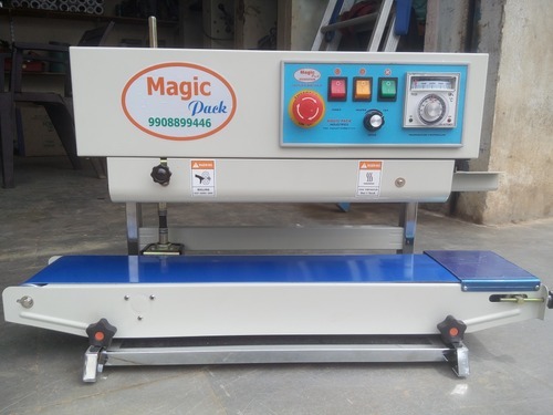 Magicpack Plastic Continuous Band Sealing Machine, Packaging Type : Box
