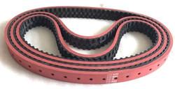 Special Timing Belt with Holes, Color : Red
