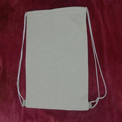 Cotton Straw String Bag, Pattern : Plain