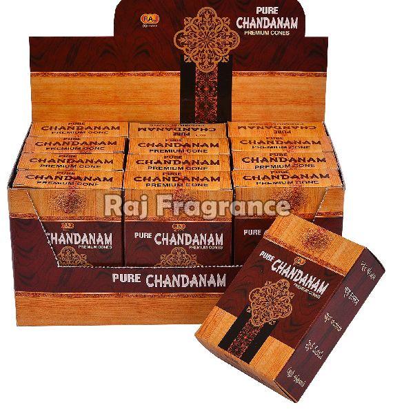 Charcoal PURE CHANDANAM CONES, for Anti-odour, Aromatic, Church, Home, Office, Pooja, Religious, Temples