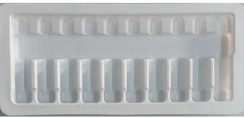 Ampoule Hips Tray 10 X 1 ml, Color : Brown, White
