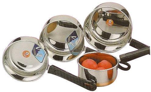 stainless steel saucepan