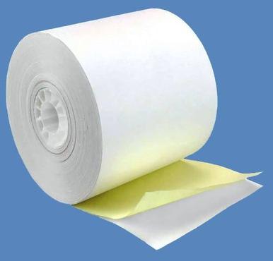 Paper carbonless roll, Color : White