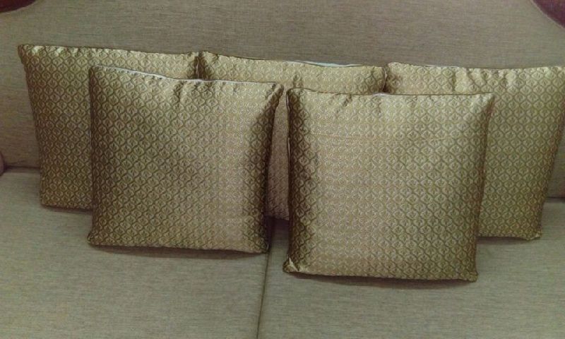 Square Brocade Cushion Cover, for Sofa, Size : 40cm X 40cm