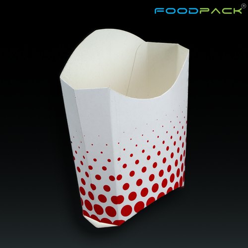 Paper French Fries Box, Pattern : Printed