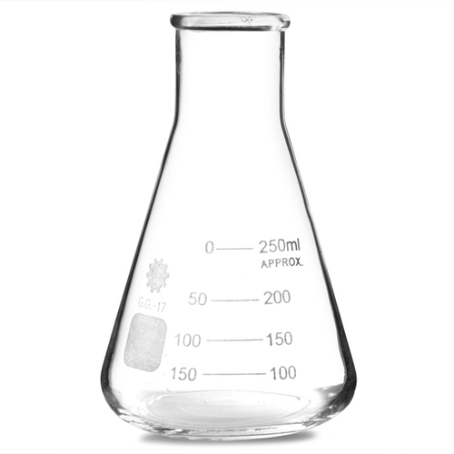 Glass Conical Flask, for Chemical Laboratory