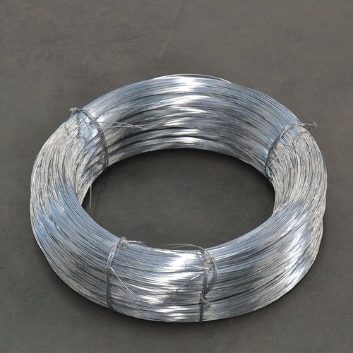Mild Steel Hot Dipped Galvanized Wire, Color : Metallic Silver