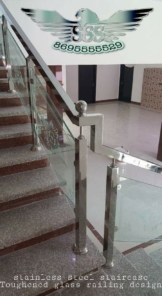 Plain glass railing, Size : 15-20 Inches, 20-25 Inches, 25-30 Inches, 30-35 Inches, 35-40 Inches