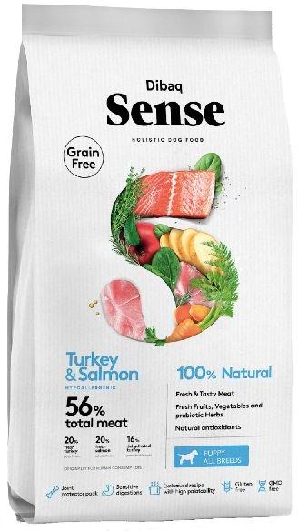 Dibaq Sense Puppy Salmon and Turkey Dog Food