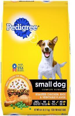 Pedigree adult small Dog Food, Packaging Type : Can (Tinned), Jute Bag, Loose, Plastic Sack Bag, Pp Bag