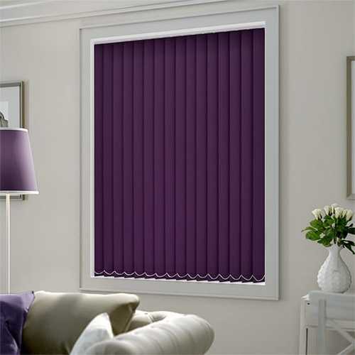 Hounter Douglas PVC Blackout Vertical Blind, Color : Purple