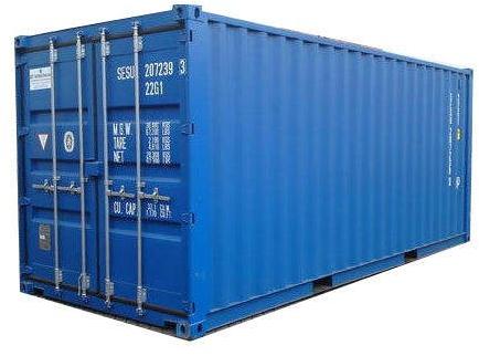 Rectangular Galvanized Steel Intermodal Container, Color : Blue