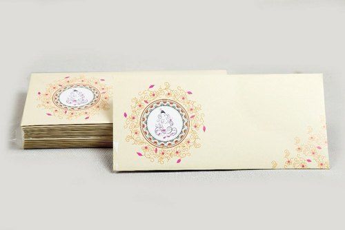 Art Paper Wedding Card Envelope, Packaging Type : Packet