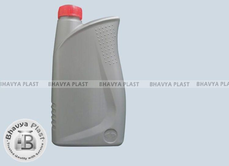 Polished Plain HDPE Lubricant Oil Bottle, Color : Grey