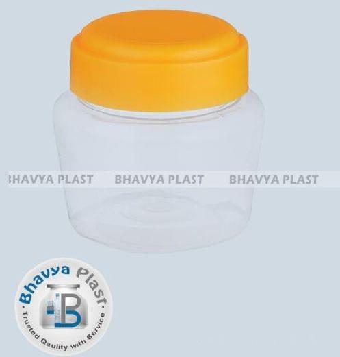 Round Plastic Ghee Jar, for Packaging, Plastic Type : PET
