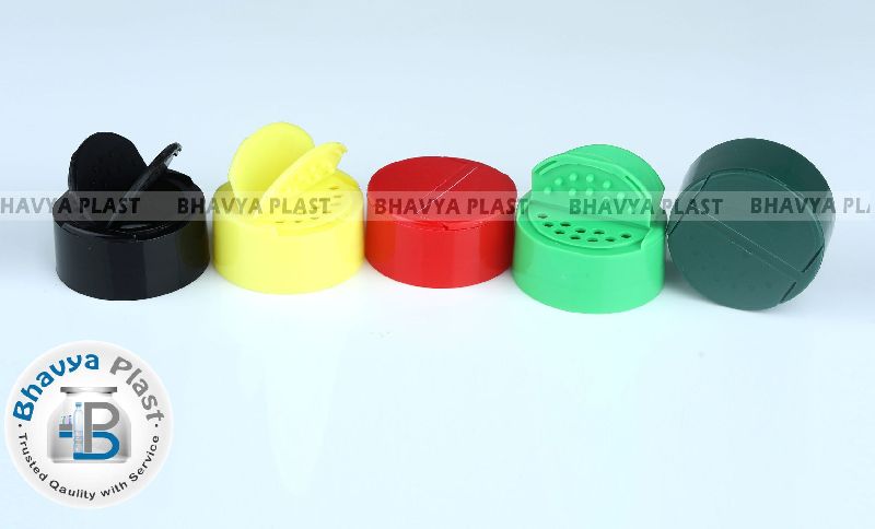 Plain Plastic Spice Bottle Cap, Size : 38 mm