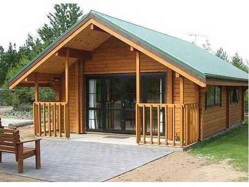 Wooden Chalet, Color : Yellow