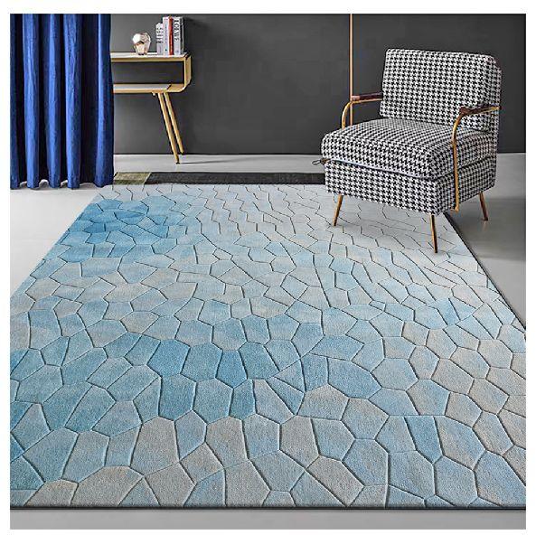 Rahil Rugs 11.5 Kilograms Woolen Living Room Carpet, Size : 5x7 Feet