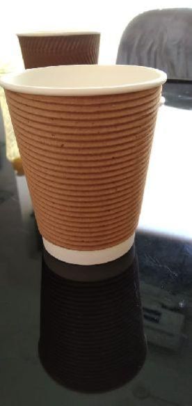 250ml Round Ripple Paper Cup, Certification : ISO 9001:2008 Certified, ISI Certified