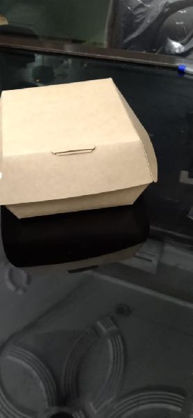 Burger Paper Box, Pattern : Plain, Printed