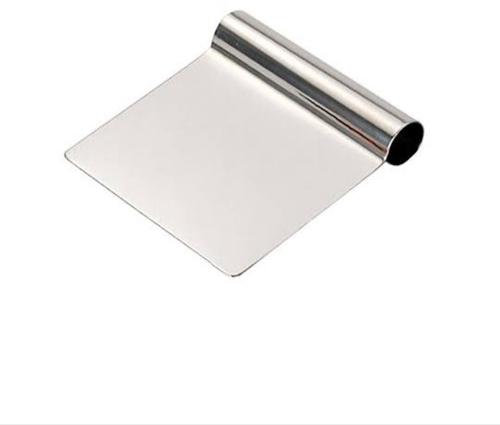 Rectangular Stainless Steel Dough Scraper, Color : Silver