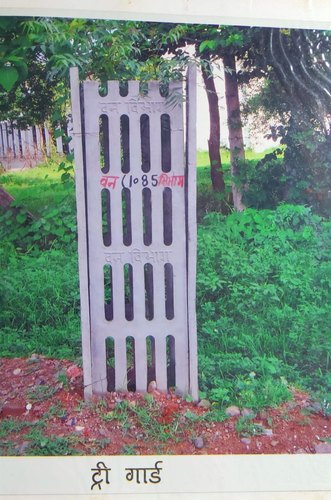 Rectangular RCC Tree Guards, for Garden, Park, Color : Grey