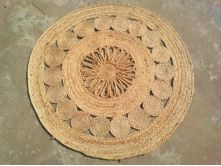 R9 Jute Rugs, for Bathroom, Home, Hotel, Office, Size : 3*3 feet, 4*4 feet, 5*5 feet, 6*6 feet