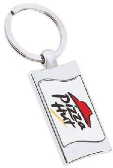 20-30gm Metal Rectangle Keychain, Packaging Type : Polybag