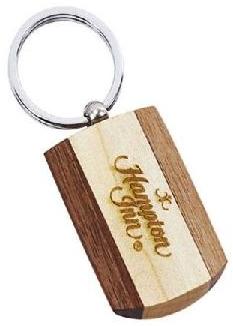 Rectangle Polished Wooden Keychain, Feature : Attractive Designs, Durable, Fine Finish, Good Quality