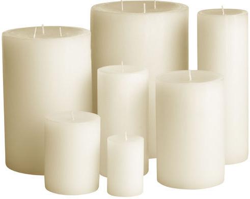 Wax White Candles, for Lighting, Feature : Dust Resistance