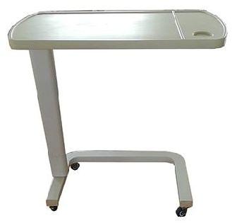 Polished Steel BT008 Hospital Overbed Table, Feature : Fine Finished, Rust Proof, Stylish Look