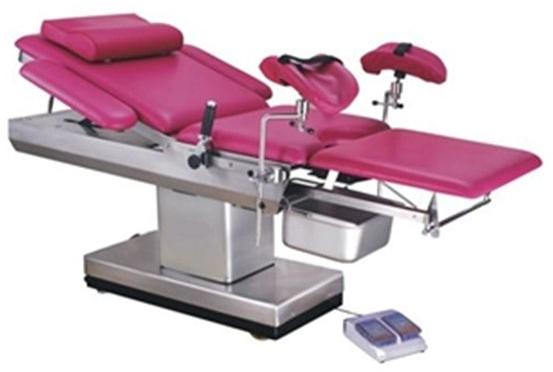 Aluminium Electric Semi Automatic Obstetric Bed Table, for Clinic, Hospital, Ruining Type : Motorized