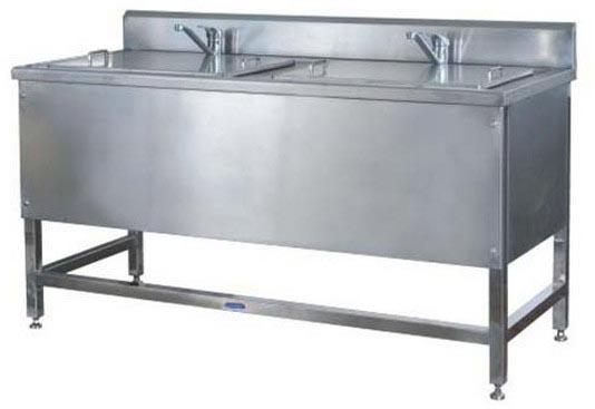 Polished Stainless Steel Scrub Sink, for Restaurant, Feature : Anti Corrosive, Eco-Friendly, High Quality