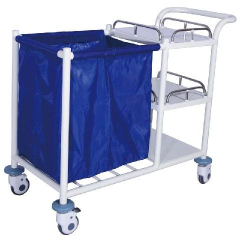 Stainless Steel Waste Linen Trolley, for Hospital Use, Feature : Anti Bacrterial, Anti Corrosive, Eco-Friendly